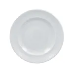image of RAK Porcelain CHPCLFP21 Plate, 8¼" Flat Edge, White Porcelain, Oven Microwave Safe - 24/Case