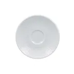 image of RAK Porcelain CHPCLSA13 Charm Saucer, 5.1" Round White Porcelain, Oven/Microwave Safe - 12/Case
