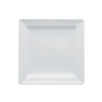 image of RAK Porcelain CHPCLSP17 Square Plate, 6.7" (6-7/10") White Porcelain, Flat Edge - 12/Case