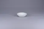 image of RAK Porcelain CHPEZNBW10 - 4" White Porcelain Sauce Dish, 3.5 oz, Dishwasher Safe - 12/Case