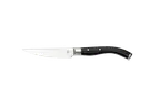 image of RAK Porcelain CHSTKPOMH - Steak Knife, 9.75" 18/10 Steel, Black POM Handle, 9" Length - 1/Case
