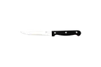 image of RAK Porcelain CHSTKPOMS Steak Knife - 8.75" SVS, 18/10 Blade, Black Satin POM Handle, 8-9" - 1/Case