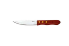 image of RAK Porcelain CHSTKWPRD - 10" Steak Knife, 18/10 Stainless Steel Blade, Wood Handle, Red, 8" - Case