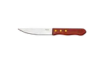 image of RAK Porcelain CHSTKWSRD - Steak Knife 10" 18/10 Steel, Wood Handle, Red Satin Finish - 1/Case