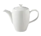 image of RAK Porcelain CLCP35 Classic Coffee Pot, 12 oz with Lid, Dishwasher Safe, Chip Resistant - Case