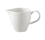 image of RAK Porcelain CLCR25 Creamer Pitcher, 8.5 oz, Handle, Dishwasher Safe, Resistant - 12/Case