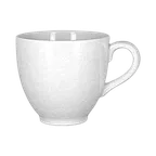 image of RAK Porcelain CLCU09D184 - Bouquet Cup 3.05 Oz (2.33" Dia.), Non-Stackable, Dishwasher Safe - 12/Case