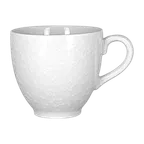 image of RAK Porcelain CLCU28D184 Cup, 9.45 oz (3‑9/16" Dia.), Porcelain, Oven Safe - 12/Case