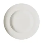 image of RAK Porcelain CLDP28 - 11" Round Rim Porcelain Plate White, Chip Resistant - 12/Case