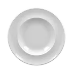 image of RAK Porcelain CLDP30D181 Plate, 11.8" Round Deep Rim Porcelain, Oven Microwave Safe - 6/Case