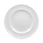 image of RAK Porcelain CLFP19D184 Bouquet Plate 7½" Round Flat Embossed Rim Oven/Microwave Safe - 24/Case