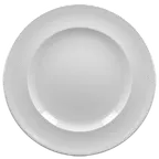 image of RAK Porcelain CLFP28D180 - 11" Round Embossed Rim Plate, Resistant, Oven Dishwasher Safe - 12/Case