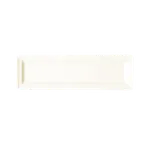 image of RAK Porcelain CLRP21 Rectangular Plate, 8¼" x 2¾", White Porcelain, Edge, Narrow Rim - 12/Case