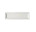 image of RAK Porcelain CLRP23 Rectangular Plate 9" x 2-3/4" Porcelain Flat Edge Dishwasher Safe - 12/Case