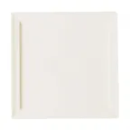 image of RAK Porcelain CLSP17 Square Plate, 6.7" x 6.7", Flared Edge Porcelain, Dishwasher Safe - 12/Case