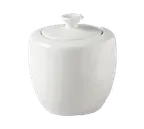 image of RAK Porcelain CLSU27 Sugar Bowl 9 Oz Porcelain Lid Dishwasher Safe High Chip Resistance - 6/Case