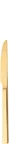 image of RAK Porcelain CMXBUKGS Butter Knife, 7" Montreux Satin Gold, Stainless Steel, 7" Length - 1/Case