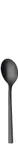 image of RAK Porcelain CMXCOSMB - Grapefruit Cocktail Spoon, 5.9" Stainless, Montreux Matte Black - 12/Case
