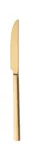 image of RAK Porcelain CMXDEKGS - Dessert Knife, 7.8" Length, Stainless Steel, Gold Satin Finish, 12/Case