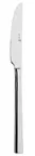 image of RAK Porcelain CMXDIK Dinner Knife – 9.1" Table Knife, Stainless Steel, Montreux Finish, 12/Case