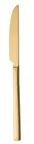image of RAK Porcelain CMXDIKGS Dinner Knife – 9.1" Stainless Steel, Satin Gold Finish - 12/Case