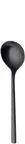 image of RAK Porcelain CMXSOSMB Soup Spoon, 7.2" Stainless Steel, Matte Black Finish - 12/Case