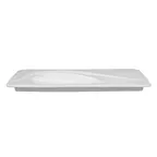 image of RAK Porcelain CRRP1IN - Rectangular Plate 12.6" x 9.45" Porcelain Ivoris Microwave Safe - 6/Case