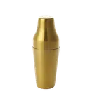image of RAK Porcelain CS6150VG - 2 Pc Cocktail Shaker 3.54" D x 9.25" H Gold Satin Finish Metal - 1/Case
