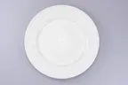 image of RAK Porcelain DGBAFP31CS - 12.2" Round Rimmed China Plate, White Celeste Porcelain, Diameter - Case