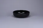 image of RAK Porcelain DGEABW20C6 - 8" Black Ceramic Stoneware Bowl, 77 oz, Microwave Safe - 4/Case