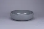 image of RAK Porcelain DGEABW26C5 - 10" Grey Round Ceramic Bowl, 91 oz 10.3" Dia., Microwave Safe - 2/Case