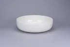 image of RAK Porcelain DGEABW26C7 - 10" White Stoneware Bowl, 91 oz, 10.3" Dia., Microwave Safe - 2/Case