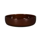 image of RAK Porcelain EABW16HO - 6" Honey Round Bowl, 23.65 oz, Microwave/Dishwasher Safe - 4/Case