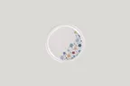 image of RAK Porcelain EACP16D207 Ease Plate, 6.3" Round Flat Coupe Rim, Porcelain Ivoris Summer, 24/Case