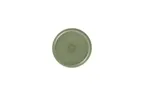 image of RAK Porcelain EACP16SDG - 6.3" Round Coupe Ceramic Plate, Dark Green, Microwave Safe - 24/Case