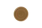 image of RAK Porcelain EACP21SAB - 8.25" Round Coupe Plate, Brown, Microwave Dishwasher Safe - 12/Case