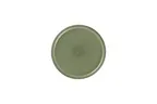 image of RAK Porcelain EACP21SDG - 8.25" Round Ceramic Plate, Green, Microwave & Dishwasher Safe - 12/Case