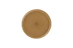 image of RAK Porcelain EACP24SAB - 9.45" Round Coupe Plate, Stoneware, Brown, Microwave Safe - 12/Case