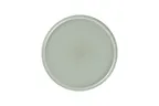 image of RAK Porcelain EACP28SAQ - 11" Round Coupe China Plate, Ceramic, Aqua Green, Microwave Safe - 6/Case