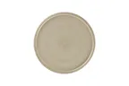 image of RAK Porcelain EACP28SGE - 11" Round Coupe Ceramic Plate Grey Microwave Dishwasher Safe - 6/Case