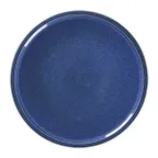 image of RAK Porcelain EACP32CO - 12.6" Round Coupe Plate, Porcelain, Cobalt, Oven‑Microwave Safe - 6/Case