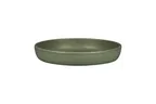 image of RAK Porcelain EADC24SDG - 9.45" Round Coupe Plate, 42.45 oz, Dark Green Ceramic, Microwave Safe - 2/Case