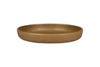 image of RAK Porcelain EADC28SAB - 11" Coupe Plate, 58.5 oz, Brown Ceramic, Microwave/Dishwasher Safe - 2/Case