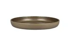 image of RAK Porcelain EADC30SDB - 11.65" Round Coupe Plate, 72.7 oz Brown Ceramic, Microwave Safe - 2/Case