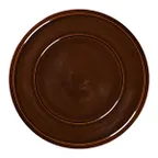 image of RAK Porcelain EAFP24HO Ease Plate, 9.45" Round Flat Edge, Honey Porcelain, Dishwasher Safe - 12/Case