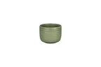 image of RAK Porcelain EAHB10SDG - 13.55 oz Round Bowl, 3.95" Dia, Dark Green Ceramic, Microwave Safe - 12/Case