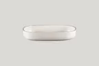 image of RAK Porcelain EAOD26 - Oval 7" White Porcelain Bowl, 37.85 oz (7.2"), Oven/Microwave Safe - 2/Case