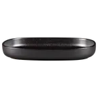 image of RAK Porcelain EAOD33FG - Oval 9" x 9.15" Deep Porcelain Bowl, 65.95 oz, Oven/Microwave Safe - 2/Case