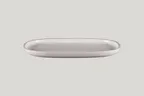 image of RAK Porcelain EAOP33CL Oval China Plate 13" Diameter Rim Fridge Oven Dishwasher Safe - 6/Case