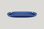 image of RAK Porcelain EAOP33CO - 13" Oval Cobalt Plate, Porcelain, Deep Rim, Multi‑Appliance Safe - 6/Case